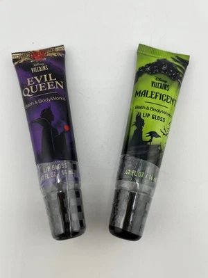 Bath & Body Works Disney Villains Набор Блеска для Губ Малефисента и Злая Королева Редкий - Изображение 1 из 2