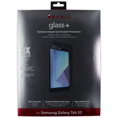 ZAGG InvisibleShield (Glass+) Screen Protector for Samsung Galaxy Tab S3 - Image 1 of 2