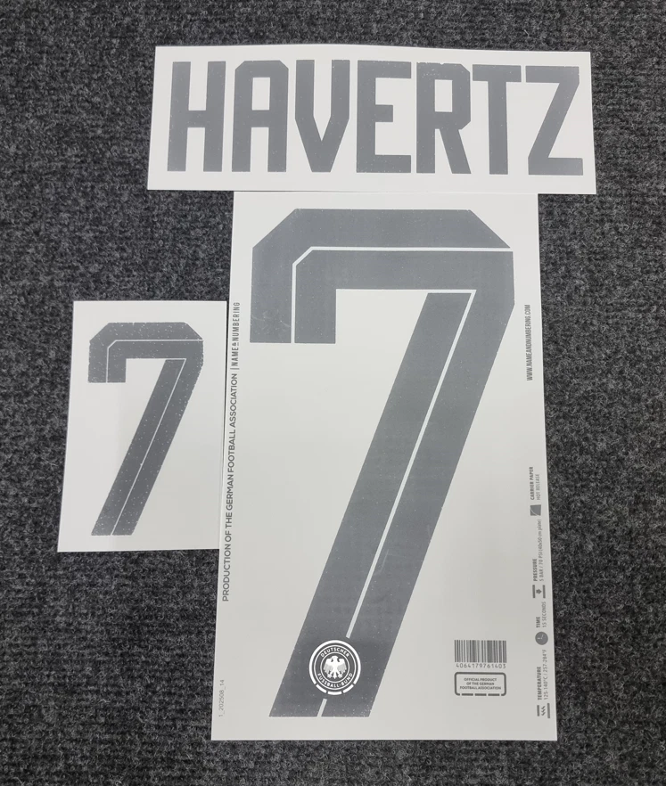 Original Authentic DFB Deutschland Havertz 7 Trikot-Flock WM 2026