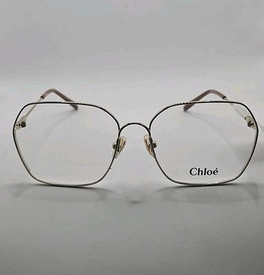 Chloe Eyeglasses Frames CH 02080 005 58-16-135 Gold - Image 1 of 4