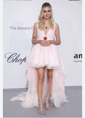 Vestido H&M Giambattista Valli Edición Limitada Rosa Encaje Talla 42 US10 UK 14 Foto 1 de 4