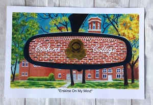 ERSKINE COLLEGE "Erskine On My Mind" Print Steven Jordan Art NEW HTF - Picture 1 of 2