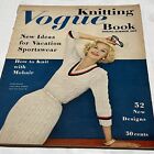 Magazine vintage TRICOT Vogue Book Printemps Été 1959, Comment tricoter avec du mohair