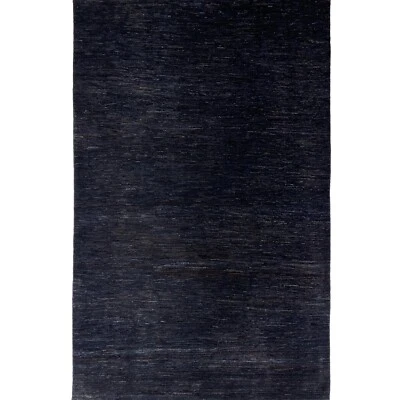 Handmade (5' x 8') Scandinavian Natural Wool Area Rug for Living Room, Bedroom - Image 1 of 4