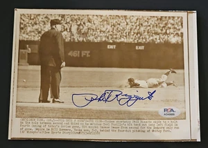 1955 PHIL RIZZUTO Signed Original PRESS Photo-HOF-NEW YORK YANKEES-PSA - Picture 1 of 7