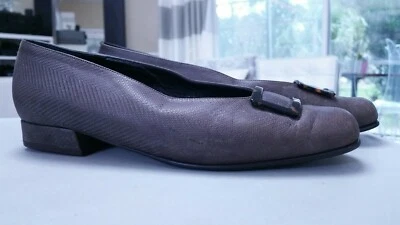 BALLY SWITZERLAND  BROWN LEATHER  LOAFERS HEELS SHOES UK SIZE 4.5 - Image 1 of 4