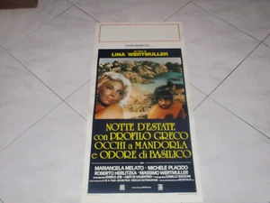 LOCANDINA -NOTTE D'ESTATE CON PROFILO GRECO -  MELATO- PLACIDO-LINA WERTMULLER - Imagen 1 de 1