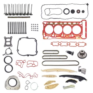 Timing Chain Head Gaskets Valves Kit For 1.8 2.0 TSI Audi A3 A4 A6 A7 Q5 15-20 - Picture 1 of 9
