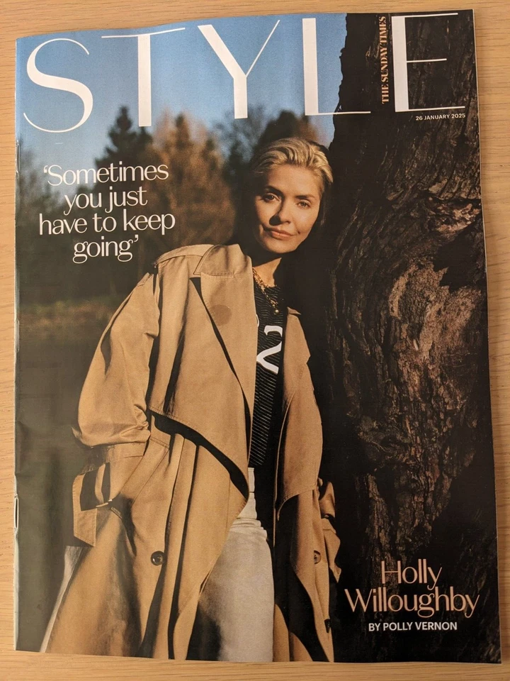 UK Times Style Magazine. Holly Willoughby. Sophie Ellis Bextor. 26.1.25 - Image 1 of 3