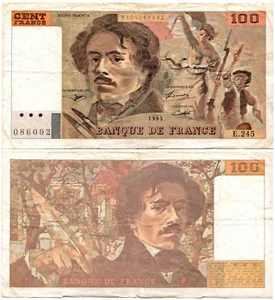 France 100 Francs P#154g(2) (1993) Banque de France VF - Picture 1 of 1