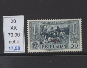 Garibaldi C 30 New Complete Rubber Mnh Simi - Picture 1 of 1