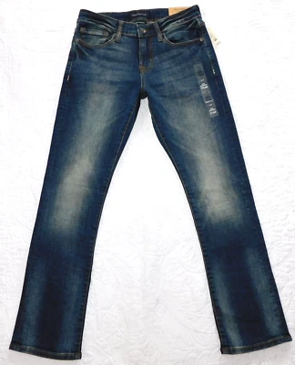 Pantalones de mezclilla flexibles AEROPOSTALE Aero ― para hombre 27 x 28 ― SLIM RECTOS NUEVOS CON ETIQUETAS 27x28 #CW75 Foto 1 de 4