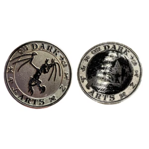 Geek Gear Harry Potter Wizard Dark Arts Coin Token Werewolf Skeleton Dragon NIP - Picture 1 of 3