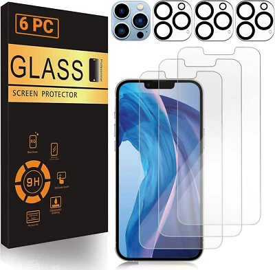 JKOOTECK For iPhone 16 15 14 13 12 11 Pro Max Tempered Glass Screen Camera Lens Protector
