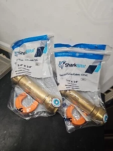 SharkBite 3/4" in. Push-to-Connect Brass Slip Coupling Fitting SET OF 2 - Picture 1 of 3