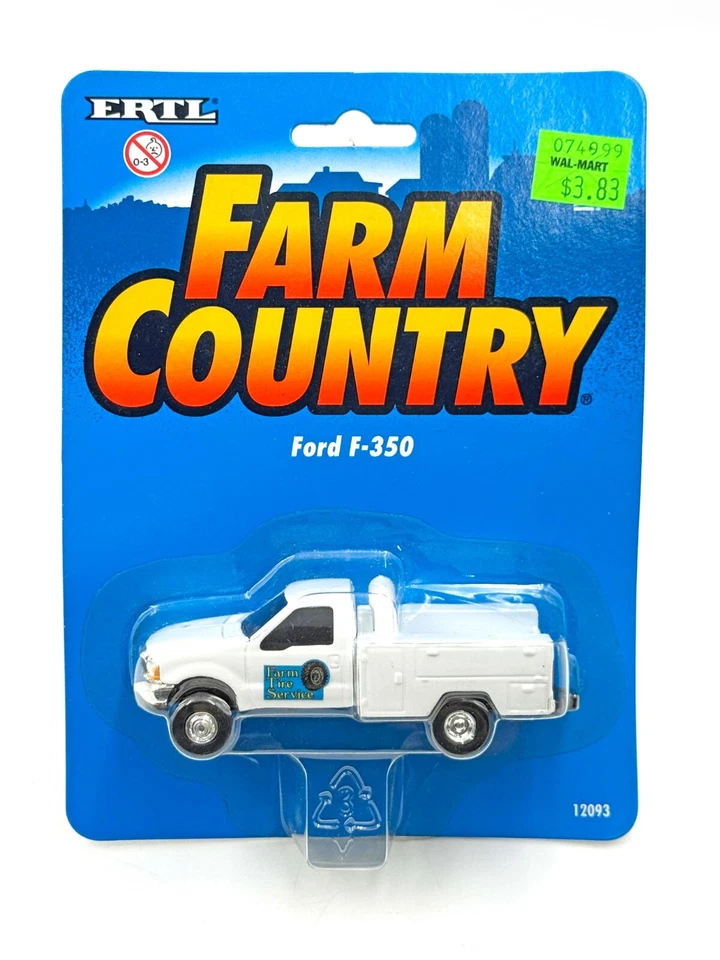 1/64 Ford F-350 White Tire Service Truck Pickup - Image 1 of 1