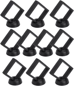 10 Pcs 3D 2.75" Floating Coin Display Frame Stand Holder Case For Jewelry Coins - Picture 1 of 5