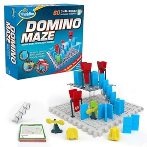 Thinkfun Domino Maze | Chain Reaction Logic Puzzle - Picture 1 of 5