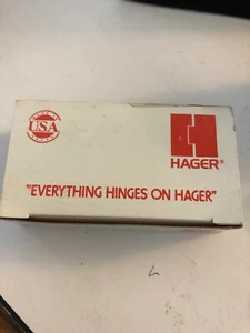 Hager Lot Of RCBB 1741 Hinges 3.5x3.5 Finish Steel Lot Of 2 (4 Hinges) - Picture 1 of 6