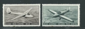 Belgium Scott # C13-C14 MH Air Post Glider - Airplane - Picture 1 of 1