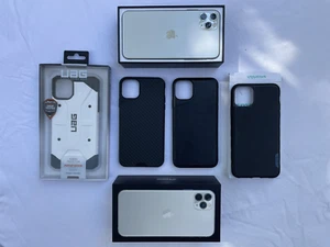 APPLE IPHONE 11 PRO MAX ~ 256GB ~ PLATA (DESBLOQUEADO) ~ A2161 ~ EXCELENTE - Imagen 1 de 11