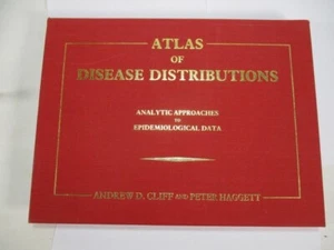 ATLAS OF DISEASE DISTRIBUTIONS D.Cliff + P. Haggett 1988 Hardcover gebunden - Picture 1 of 14