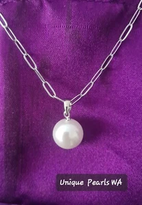SOUTH SEAS PEARL PENDANT/ NECKLACE NEW FAST POSTAGE from W.A - Picture 1 of 3