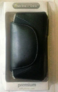 Funda premium para teléfono celular Wireless Gear 4HL950 para teléfonos delgados (negro) - Imagen 1 de 1