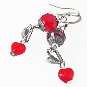 Pendientes de medio corazón Tesoros recuperados-San Valentín de SoniaMcD - Imagen 1 de 9