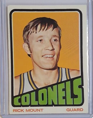 1972-73 Topps Rick Mount #237 basketball card Kentucky Colonels  - Image 1 of 4