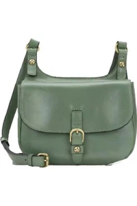 Patricia Nash Claretta Leather Saddle Bag Sage - Picture 1 of 1