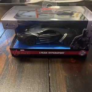 Jada Marvel Avengers Black Panther Lykan Hypersport Die Cast Car 1:32 New - Picture 1 of 8