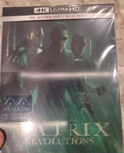 THE MATRIX REVOLUTIONS 4K UHD Blu-ray MANTA LAB Steelbook Double Lenticular Slip - Picture 1 of 7