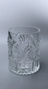 Vintage MMA Pilgrim Adams Fleur De Los Small Clear Glass Cup Repro - Picture 1 of 7