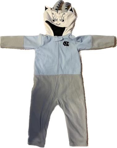 Mascot Wear UNC Tarheel Rameses Costume 3T Pajama University North Carolina Cover