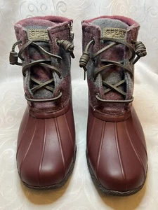 Sperry Schuh Stiefel Damen 6 M wasserdicht Gummi Absatz - Bild 1 von 10