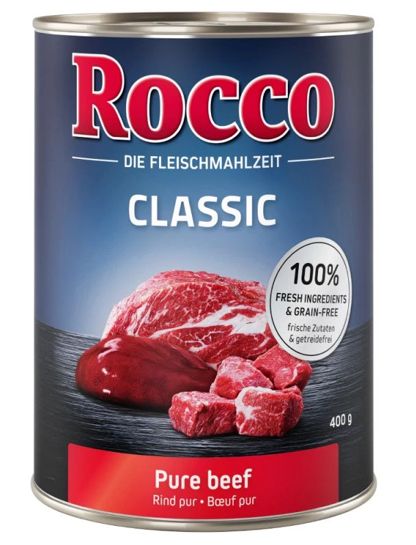 Rocco Classic 12x400g Nassfutter für Hunde Adult getreidefrei ohne Zucker - Bild 1 von 1