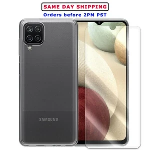 Protector de pantalla frontal para teléfono Samsung Galaxy A12 SM-A125U + Funda de TPU impermeable - Imagen 1 de 6