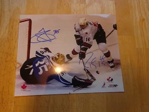 Jani Hurme & Ryan Smyth Autographed 8 x 10 Photo - Picture 1 of 4