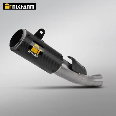 For Aprilia RSV4  2021-2025 Slip-on Exhaust Set Carbon Fiber Muffler Pipe - Imagem 1 de 4