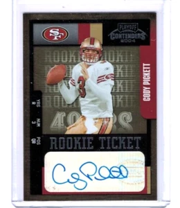 2004 Playoff Contenders Cody Pickett Rookie Ticket Auto RC #118 - Picture 1 of 1