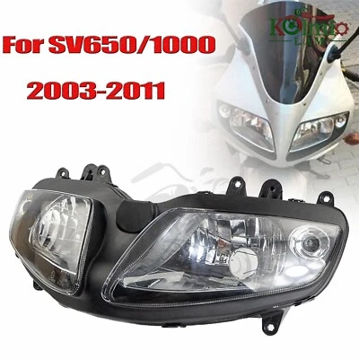 适用于 SUZUKI SV650 SV1000S 2003 - 2011 摩托车车头灯总成前照灯 07 — 第 1/4 张图片