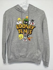 Looney Tunes Hoodie Youth Large Gray - Picture 1 of 3