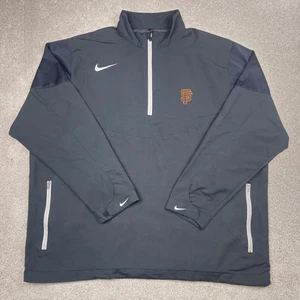 San Francisco Giants Jacket Mens XL Black MLB Baseball Nike Golf Quarter Zip - Picture 1 of 7