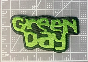 Green Day Logo Rock Band Musik 4 Zoll Aufnäher Bügelbild/Aufnähen Pach - Bild 1 von 2
