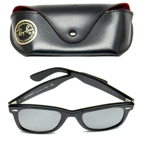 Vintage Ray Ban Bausch & Lomb USA Wayfarer Mens Black/Green Sunglasses - Picture 1 of 6