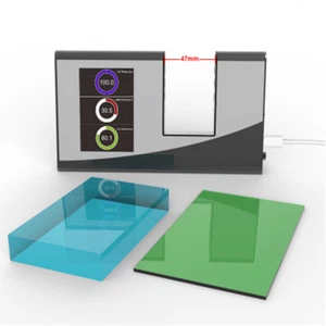 Light Transmission Tester with UV Visible IR SHGC TSER Illuminance Sample 47mm - Picture 1 of 16