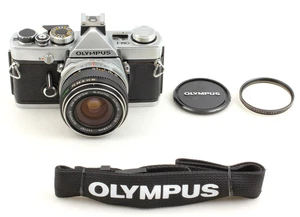 [Nahe MINT] Olympus OM-1 Silber G.Zuiko Auto-W 28mm F3.5 Aus JAPAN - Picture 1 of 19