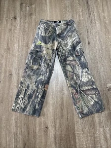 Mossy Oak Camo Cargo Pants Youth Small Green - Picture 1 of 8