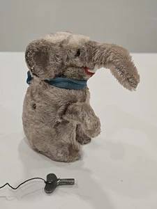 Antique mohair windup elephant - Picture 1 of 8